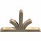 Ekena Millwork Richland Rough Sawn Timber Gable Bracket, Douglas Fir, 48"W x 32"H x 4"D x 4"F, 16/12 Pitch GBW048X32X0404RIC00RDF - alternate 5